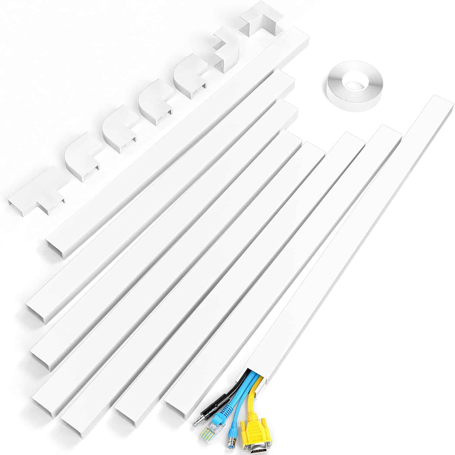4. Yecaye 134-Piece Cable Management Kit